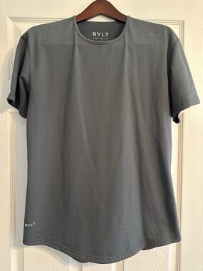 BYLT Basics Slate Gray Crewneck T-Shirt